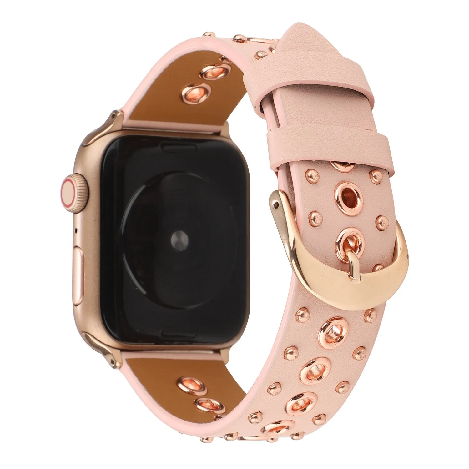 Leather Band for Apple Watch Unique Design with Breathable Holes