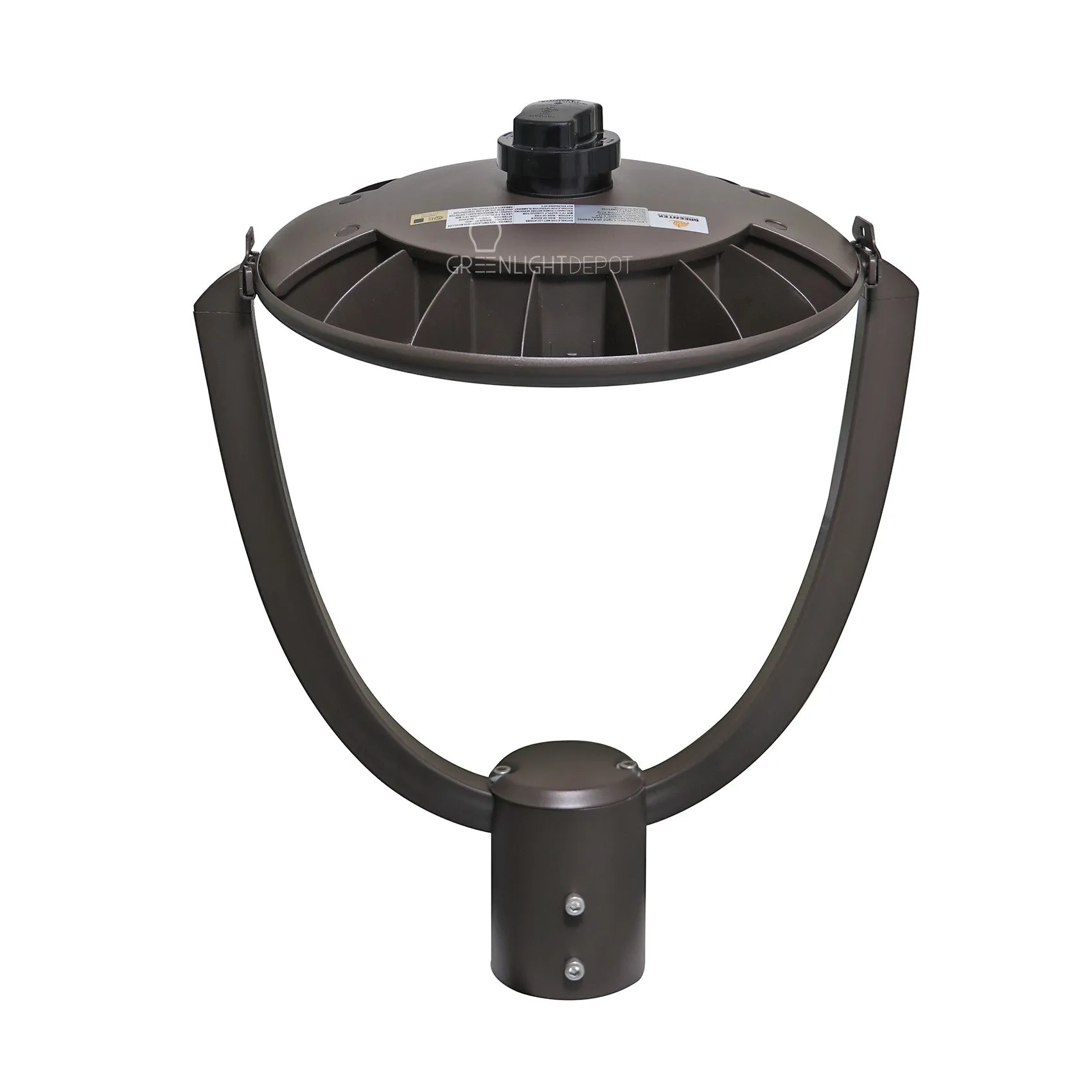 LED Post Top Light - Selectable Color Temperature - 35W - Bronze - Shorting Cap