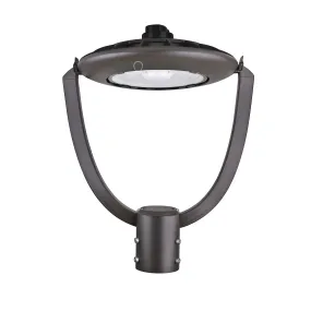 LED Post Top Light - Selectable Color Temperature - 35W - Bronze - Shorting Cap