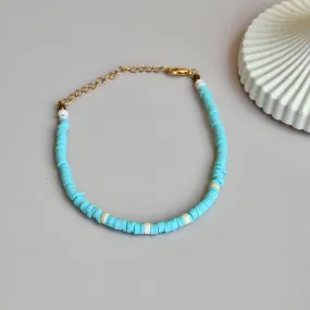 Light Blue Anklet