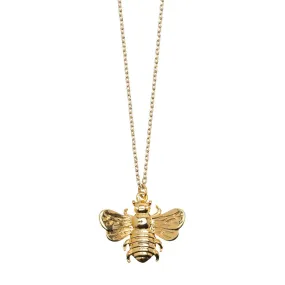 Long Necklace with Bee Pendant