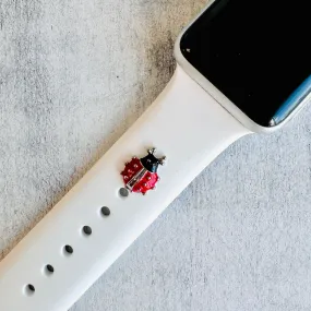 Lucky Ladybug Band Charm 1pc.