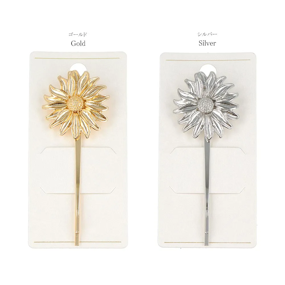 Metal Marguerite Hairpin