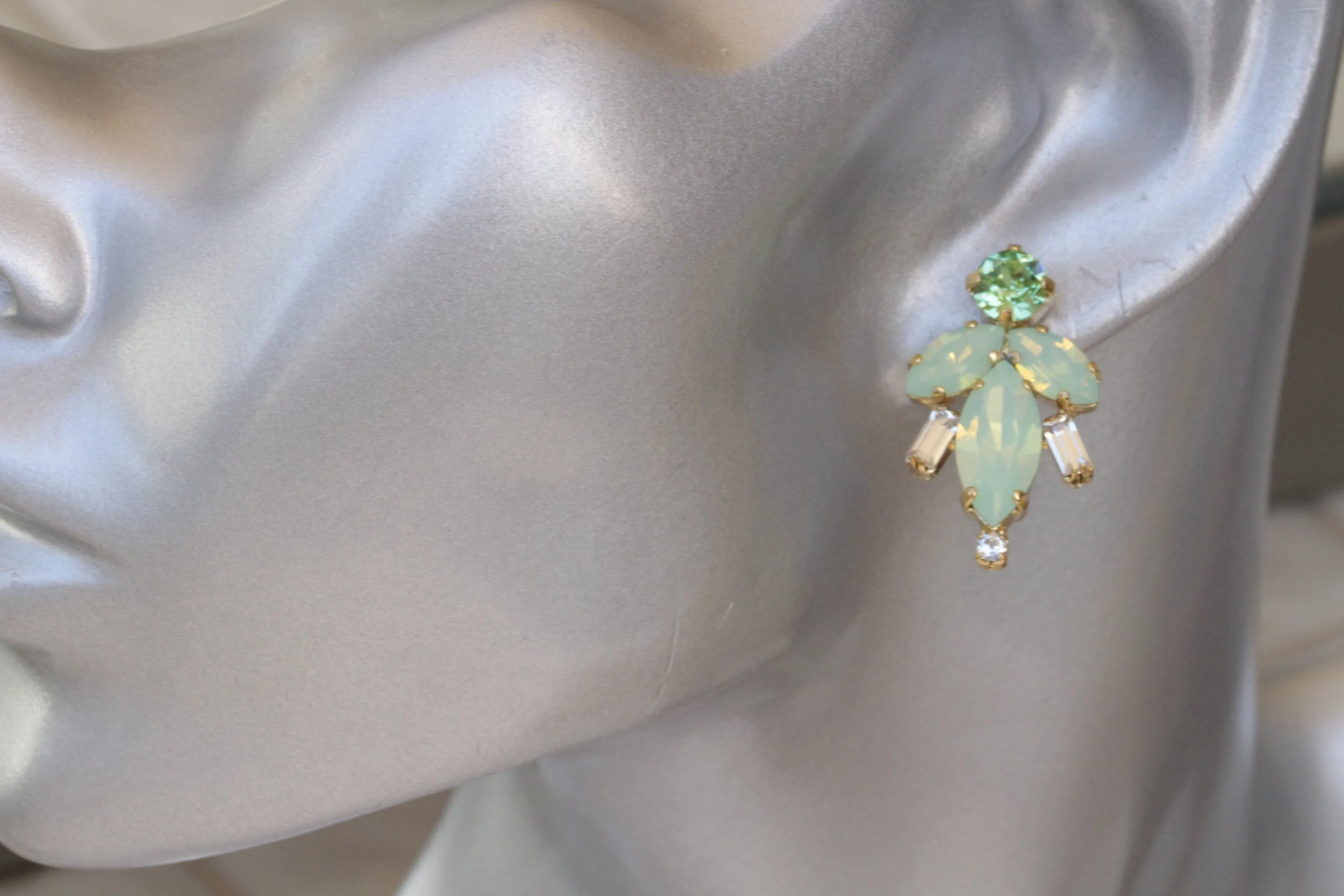 MINT WEDDING EARRINGS