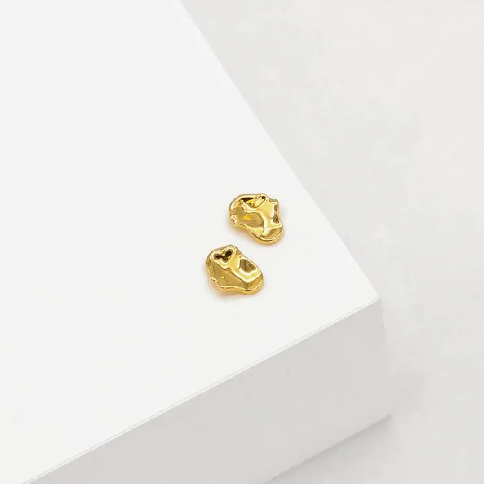 Morph Stud Earrings - Gold