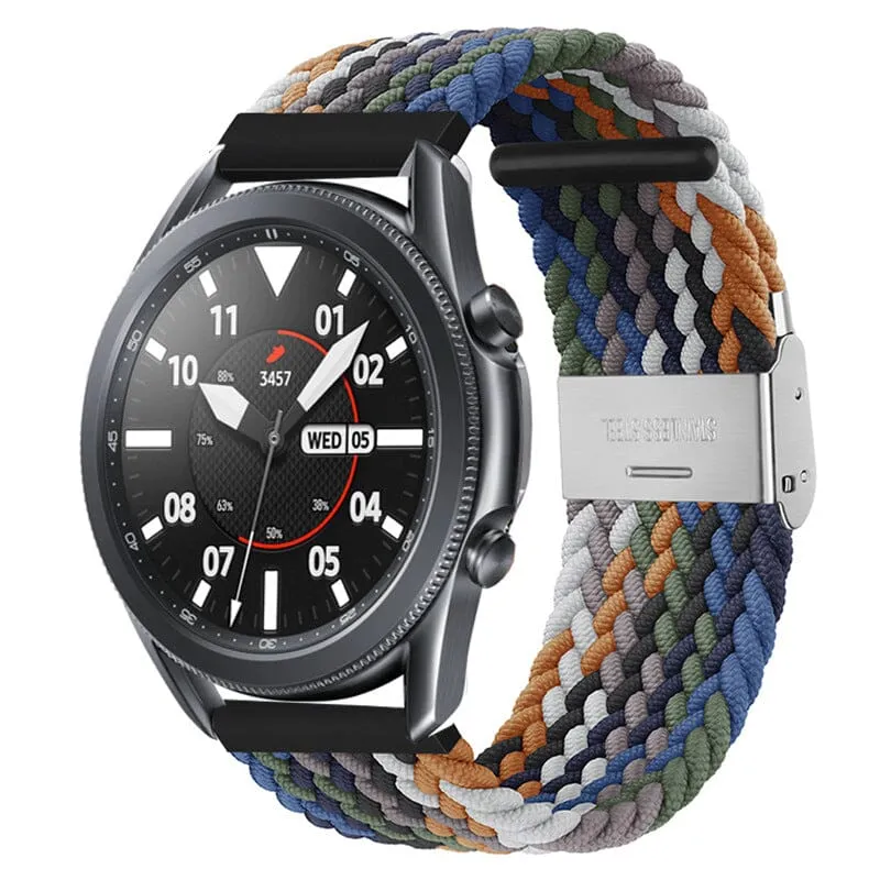 Nylon Braided Loop Watch Straps Compatible with the Huawei Watch GT4 41mm