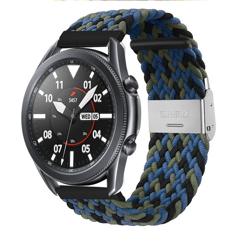 Nylon Braided Loop Watch Straps Compatible with the Huawei Watch GT4 41mm