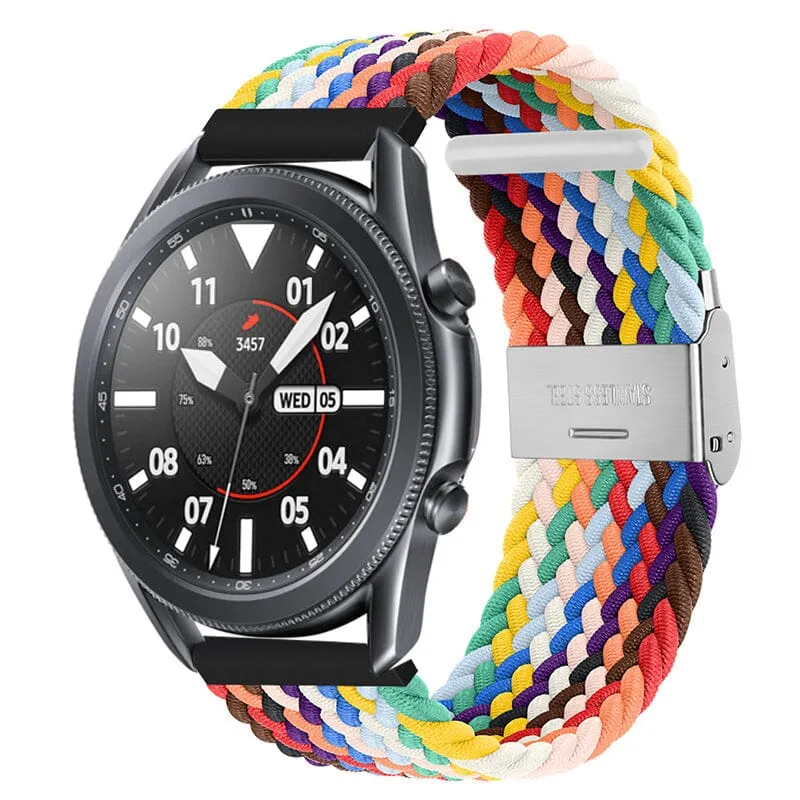 Nylon Braided Loop Watch Straps Compatible with the Huawei Watch GT4 41mm