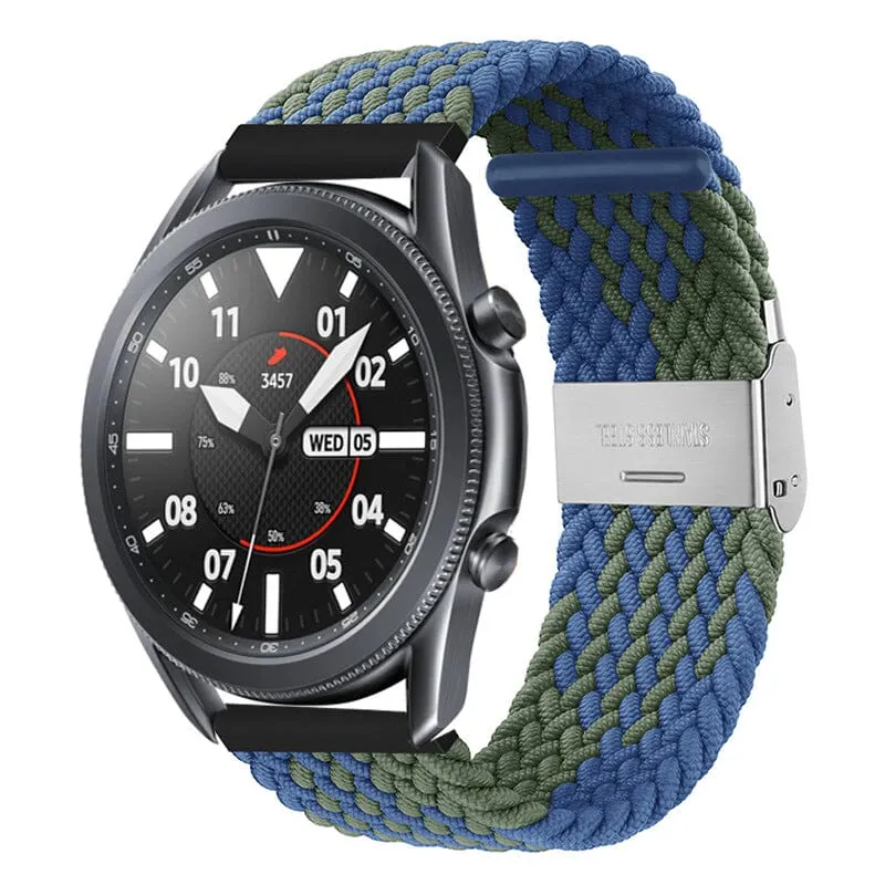 Nylon Braided Loop Watch Straps Compatible with the Huawei Watch GT4 41mm