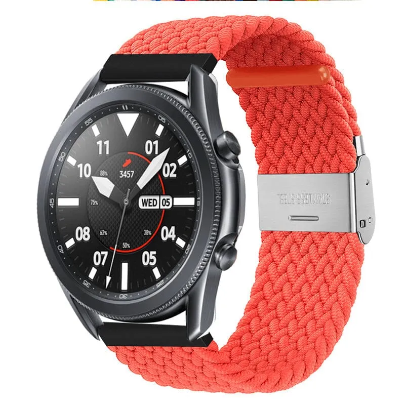 Nylon Braided Loop Watch Straps Compatible with the Huawei Watch GT4 41mm