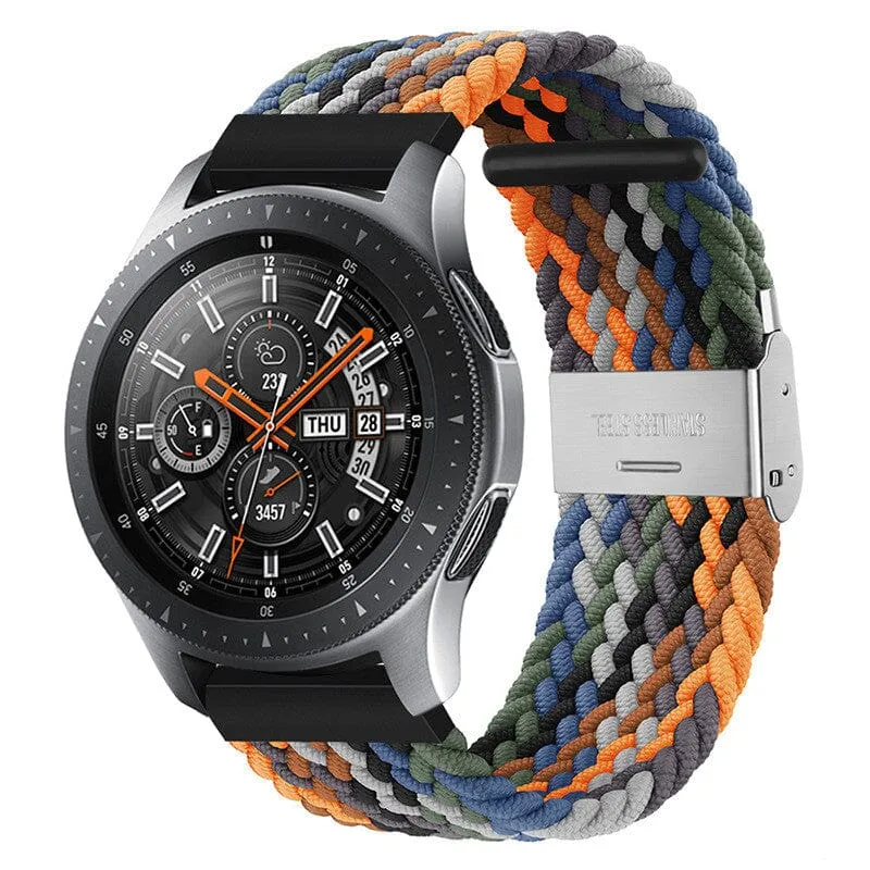 Nylon Braided Loop Watch Straps Compatible with the Huawei Watch GT4 41mm