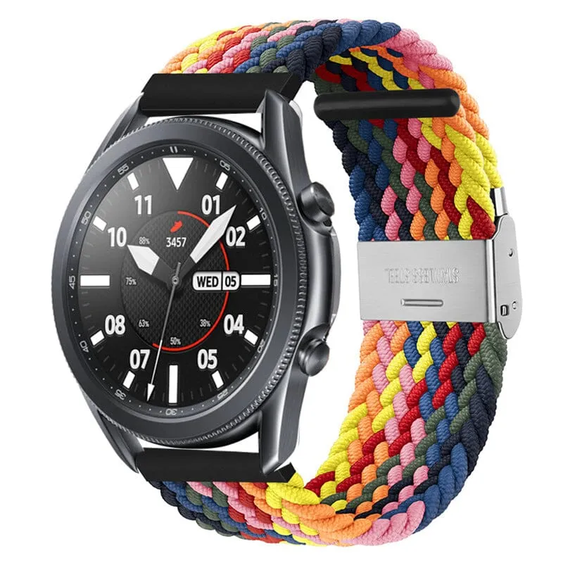 Nylon Braided Loop Watch Straps Compatible with the Huawei Watch GT4 41mm