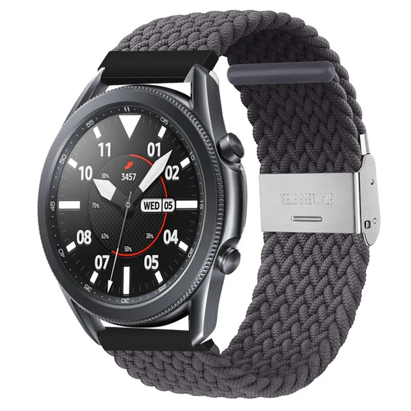 Nylon Braided Loop Watch Straps Compatible with the Huawei Watch GT4 41mm