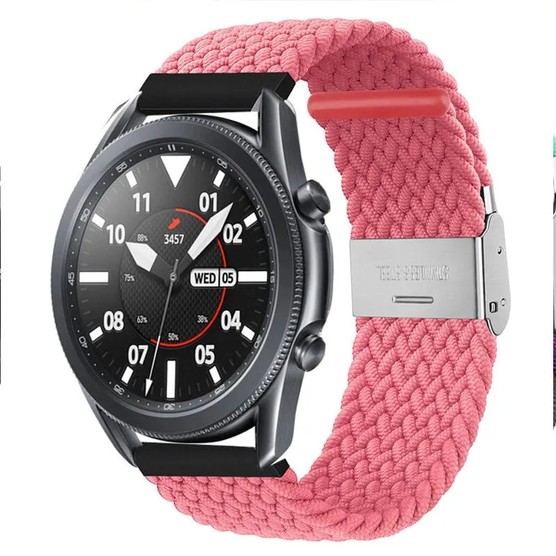 Nylon Braided Loop Watch Straps Compatible with the Huawei Watch GT4 41mm