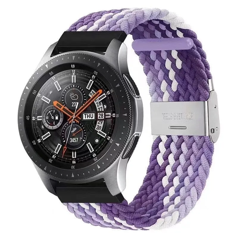 Nylon Braided Loop Watch Straps Compatible with the Huawei Watch GT4 41mm