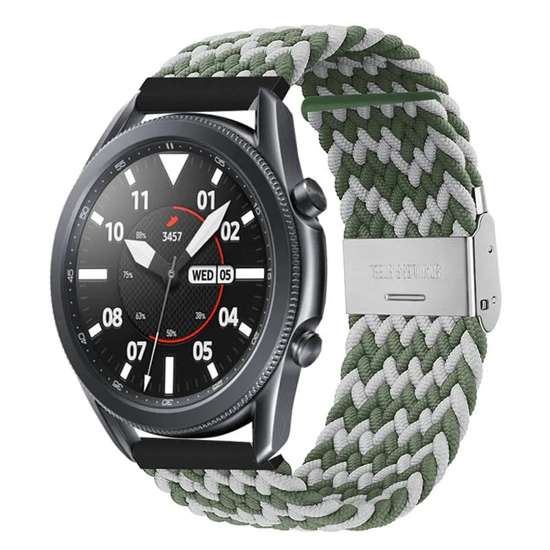 Nylon Braided Loop Watch Straps Compatible with the Huawei Watch GT4 41mm