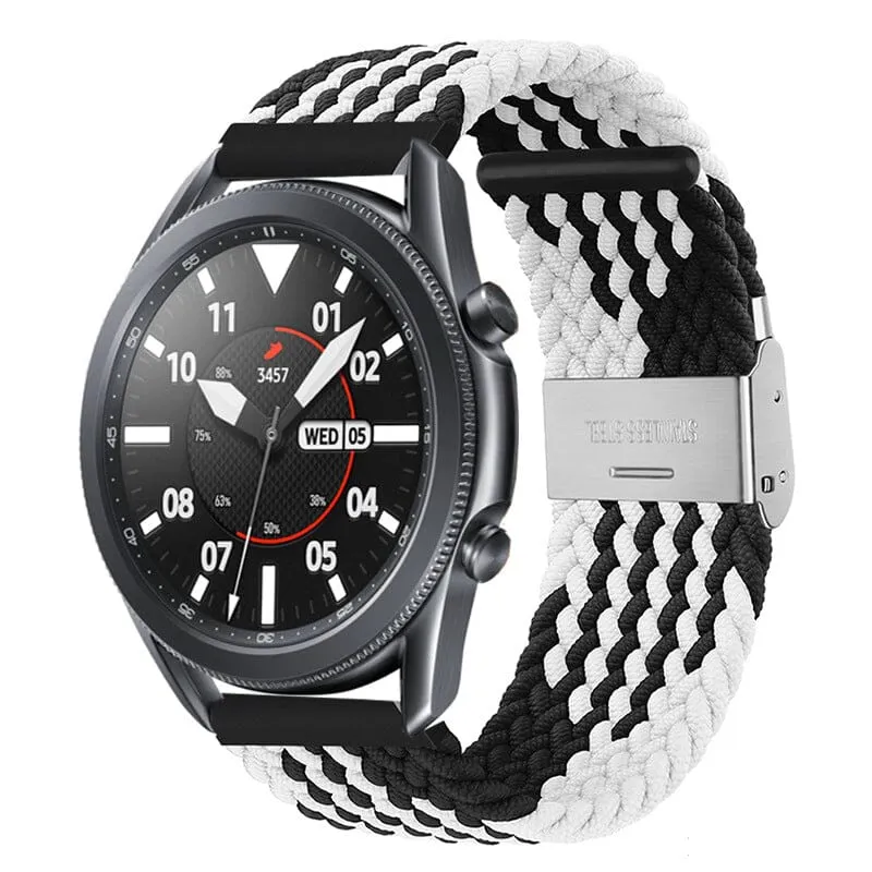 Nylon Braided Loop Watch Straps Compatible with the Huawei Watch GT4 41mm