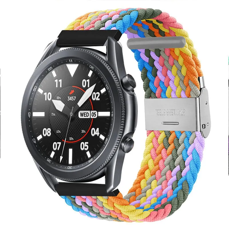 Nylon Braided Loop Watch Straps Compatible with the Huawei Watch GT4 41mm