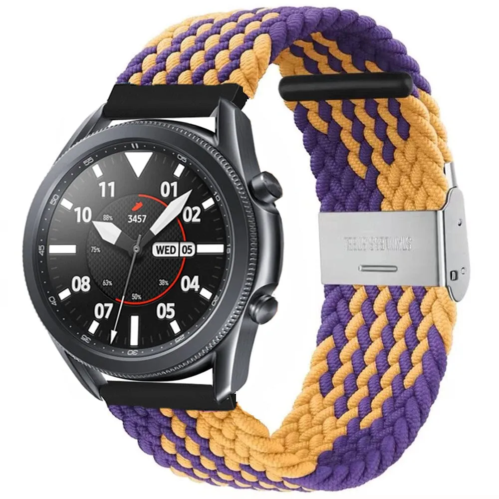 Nylon Braided Loop Watch Straps Compatible with the Huawei Watch GT4 41mm