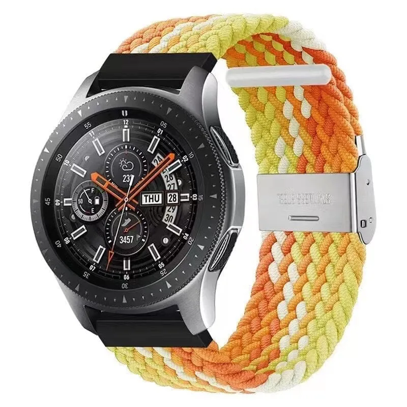 Nylon Braided Loop Watch Straps Compatible with the Huawei Watch GT4 41mm