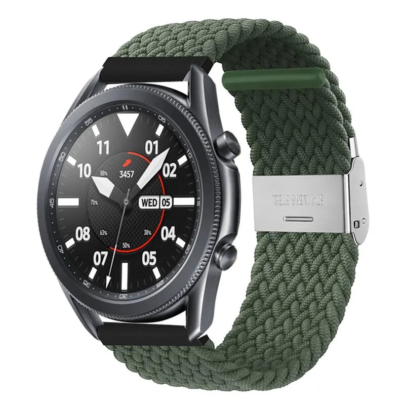 Nylon Braided Loop Watch Straps Compatible with the Huawei Watch GT4 41mm