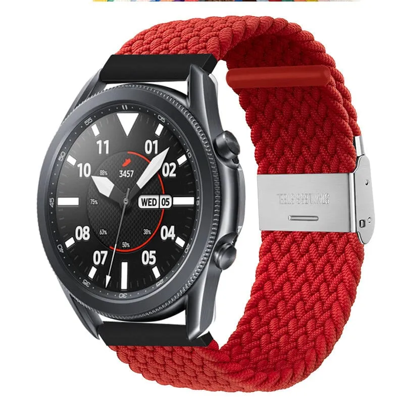 Nylon Braided Loop Watch Straps Compatible with the Huawei Watch GT4 41mm