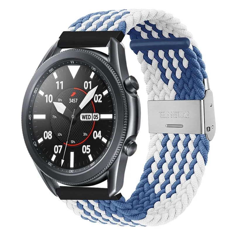 Nylon Braided Loop Watch Straps Compatible with the Huawei Watch GT4 41mm