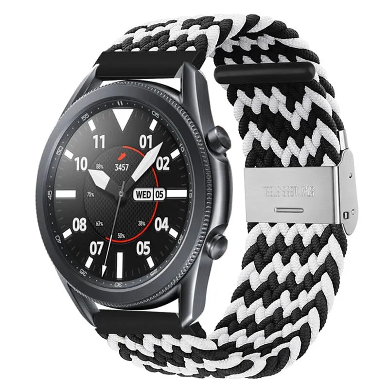 Nylon Braided Loop Watch Straps Compatible with the Huawei Watch GT4 41mm