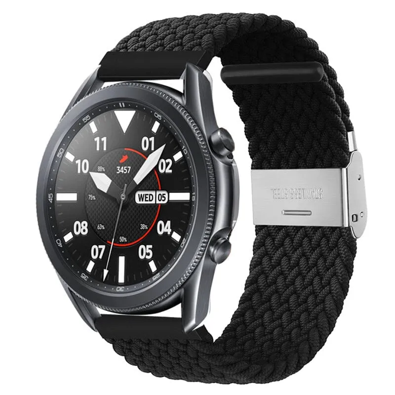 Nylon Braided Loop Watch Straps Compatible with the Huawei Watch GT4 41mm