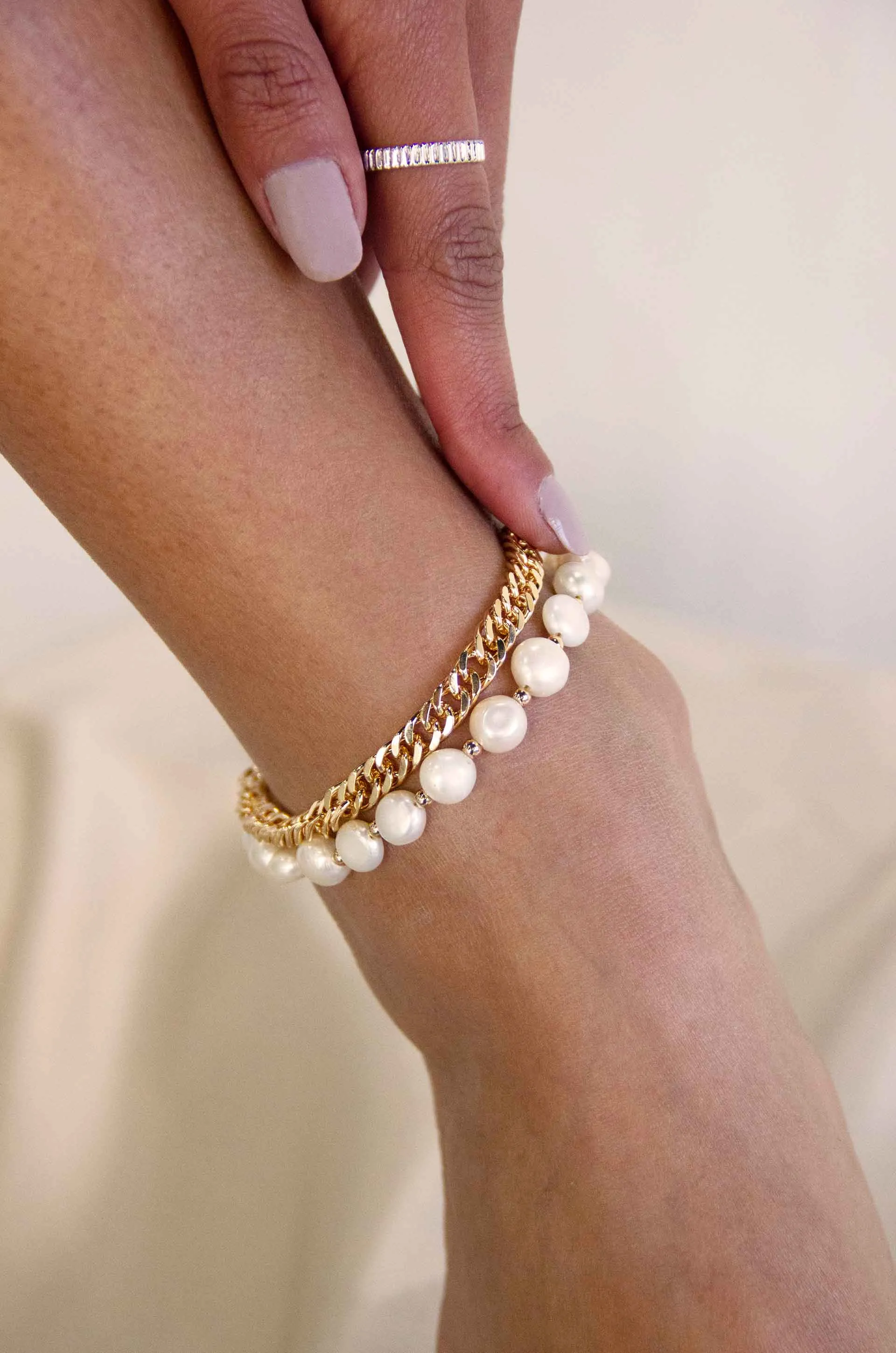 Pearl Party Anklet