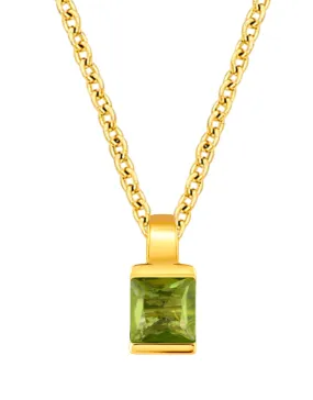 Peridot Pendant - 10ct Yellow Gold Peridot Pendant - 788057