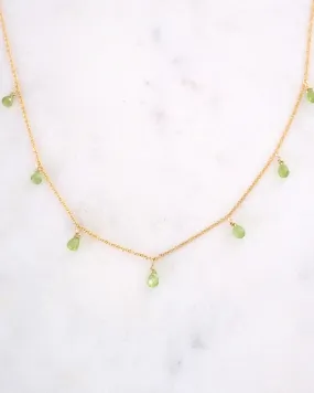 Petite Peridot Princess Necklace