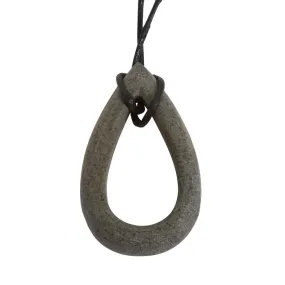 Preseli Bluestone Necklace Tear Drop With Leather