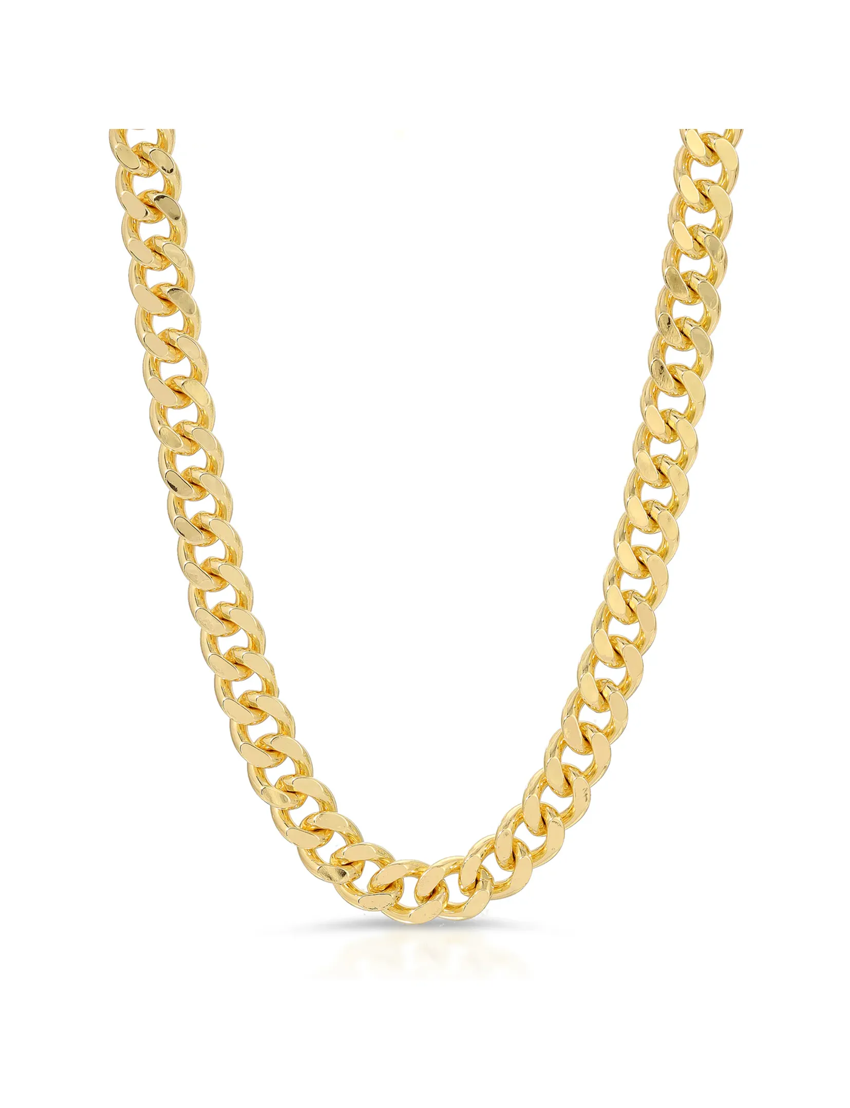 Rayna Link Necklace, Gold