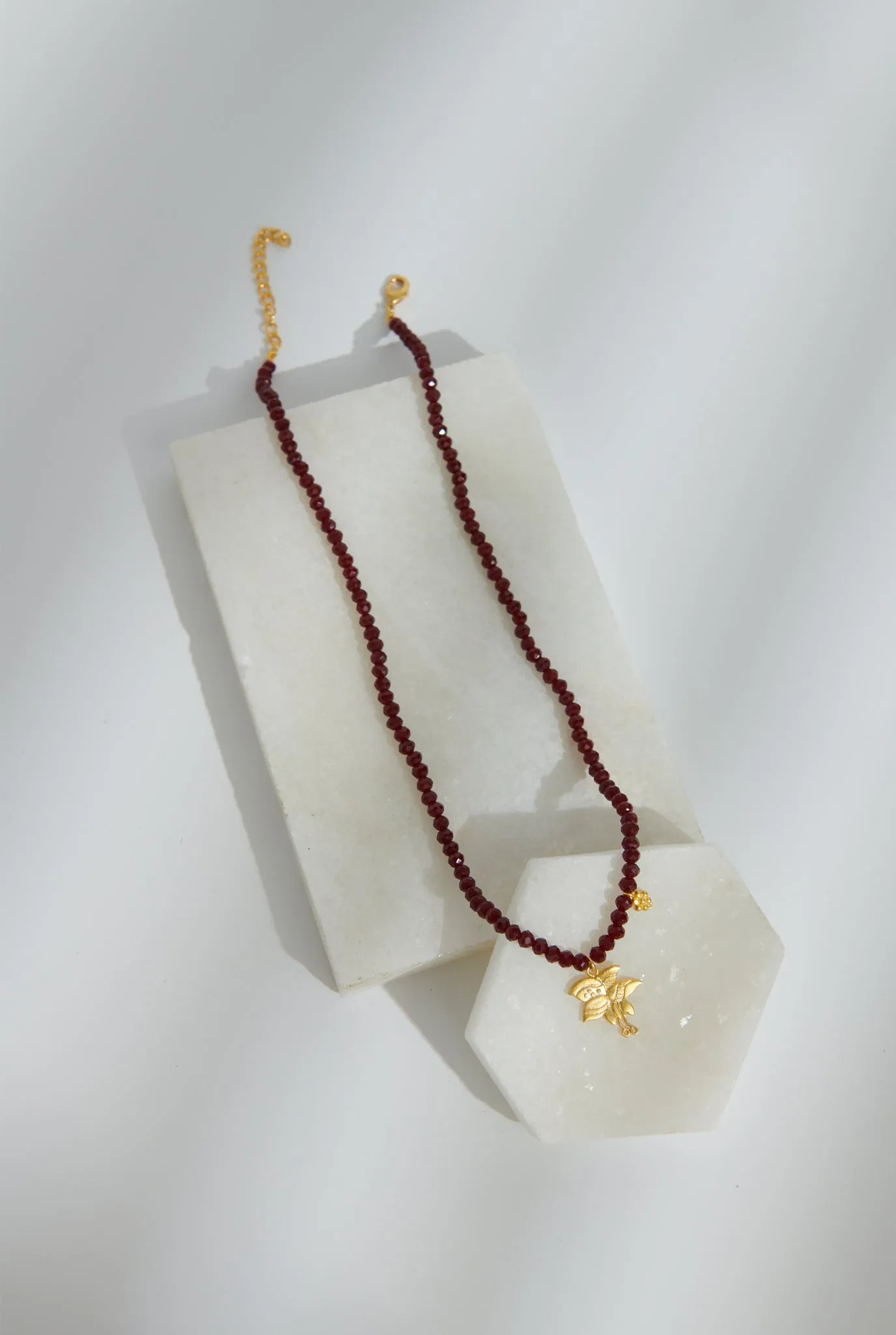 RED SADHU NECKLACE