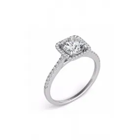 S Kashi & Sons Halo Engagement Ring EN7330-50WG