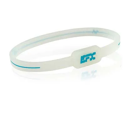 Silicone Ultra 1 Anklet - Translucent / Teal