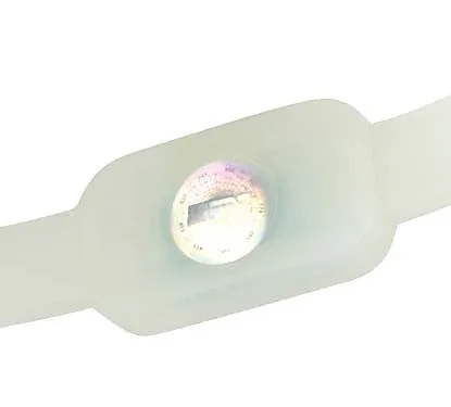 Silicone Ultra 2 Anklet - Translucent / Teal