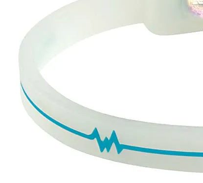 Silicone Ultra 2 Anklet - Translucent / Teal