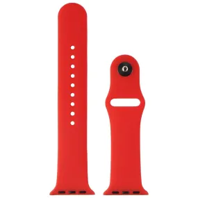 Silicone Watch Band for Apple Watch 38/40/41mm Cases - Red - Large