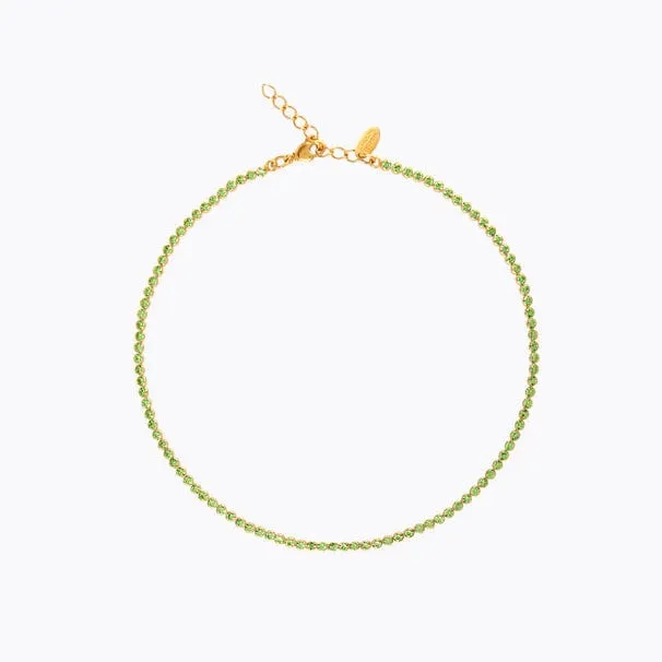 Siri necklace - peridot