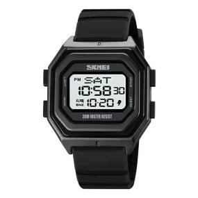 SKMEI 1875 Classic Digital LED Watch for Men w/ 3Bar Waterproof