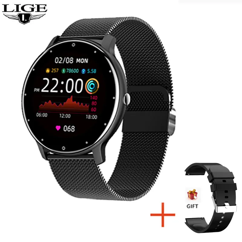 Smart Watch Women Full Touch Screen Sport Fitness Watch IP67 Waterproof Bluetooth For Android ios smartwatch Men