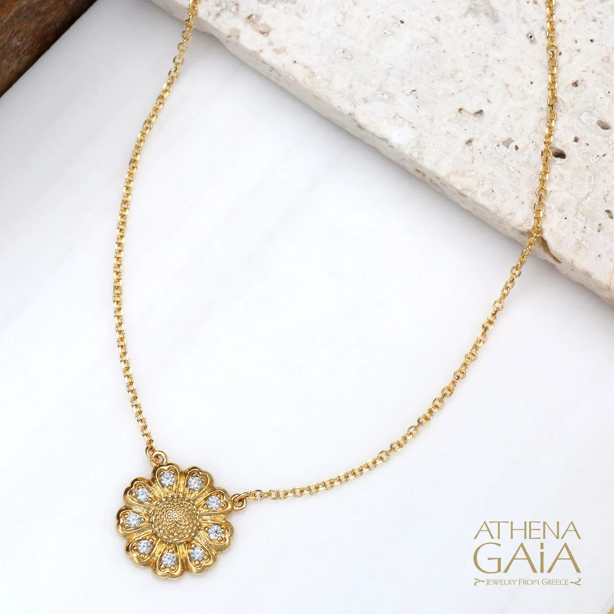 Sunflower Necklace