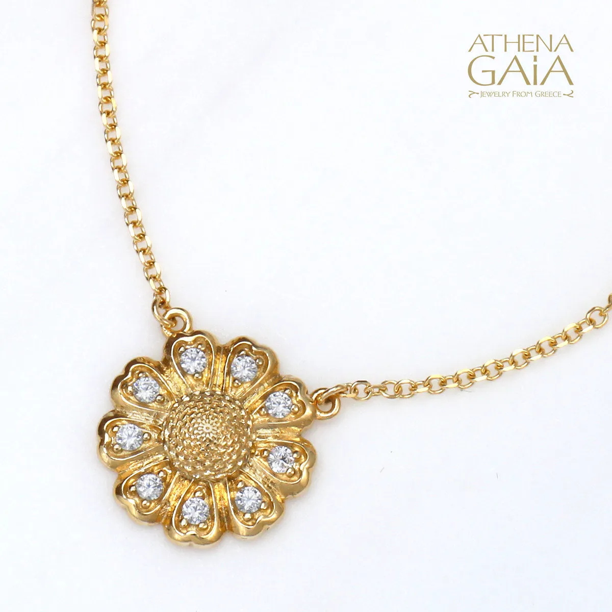 Sunflower Necklace