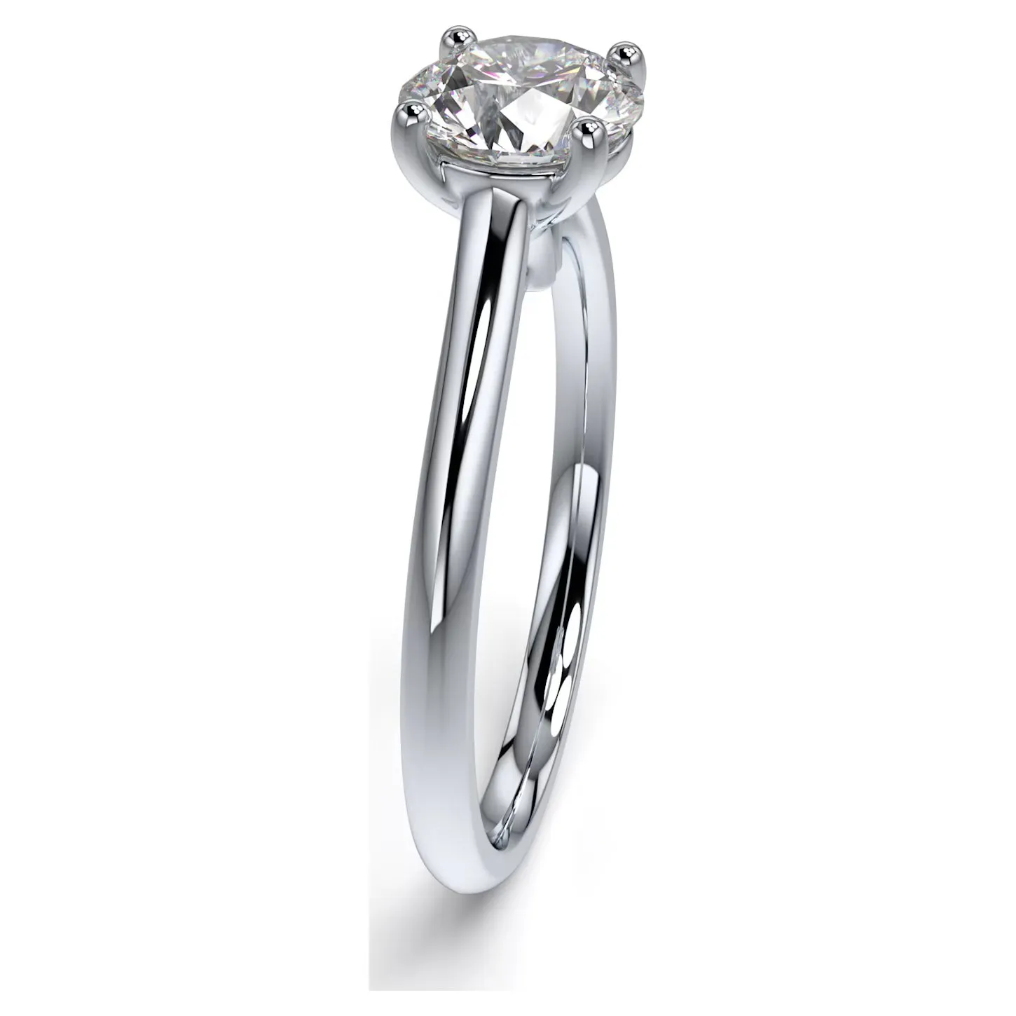 Swarovski Eternity Solitaire 1 Carat Diamond Ring 14K White Gold