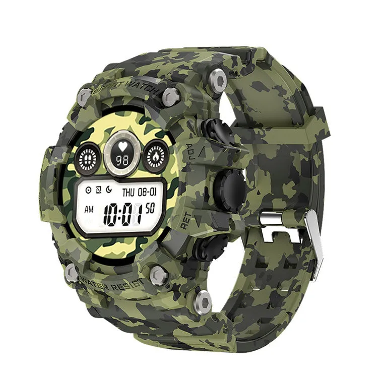 T6 Outdoor Sport Smart Watch 1.3-Inch Full round IP68 Waterproof Design 30 Days Standby Multiple Sport Modes