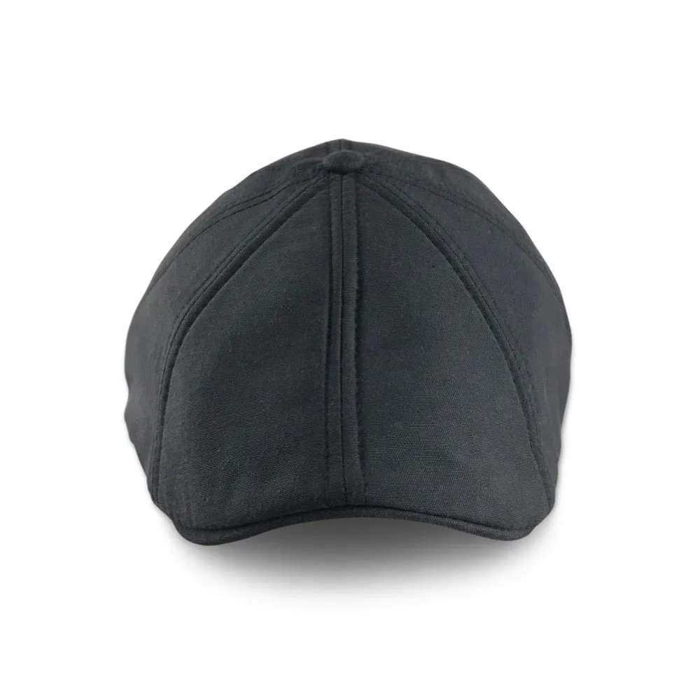 The Caddy Boston Scally Cap - Black