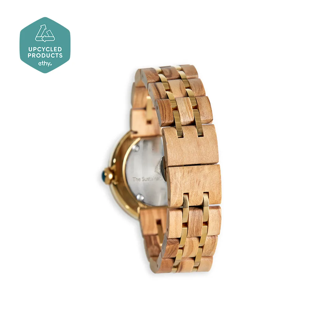 The Teak: Natural Wood Watch - Eco-Friendly, Handcrafted Timepiece