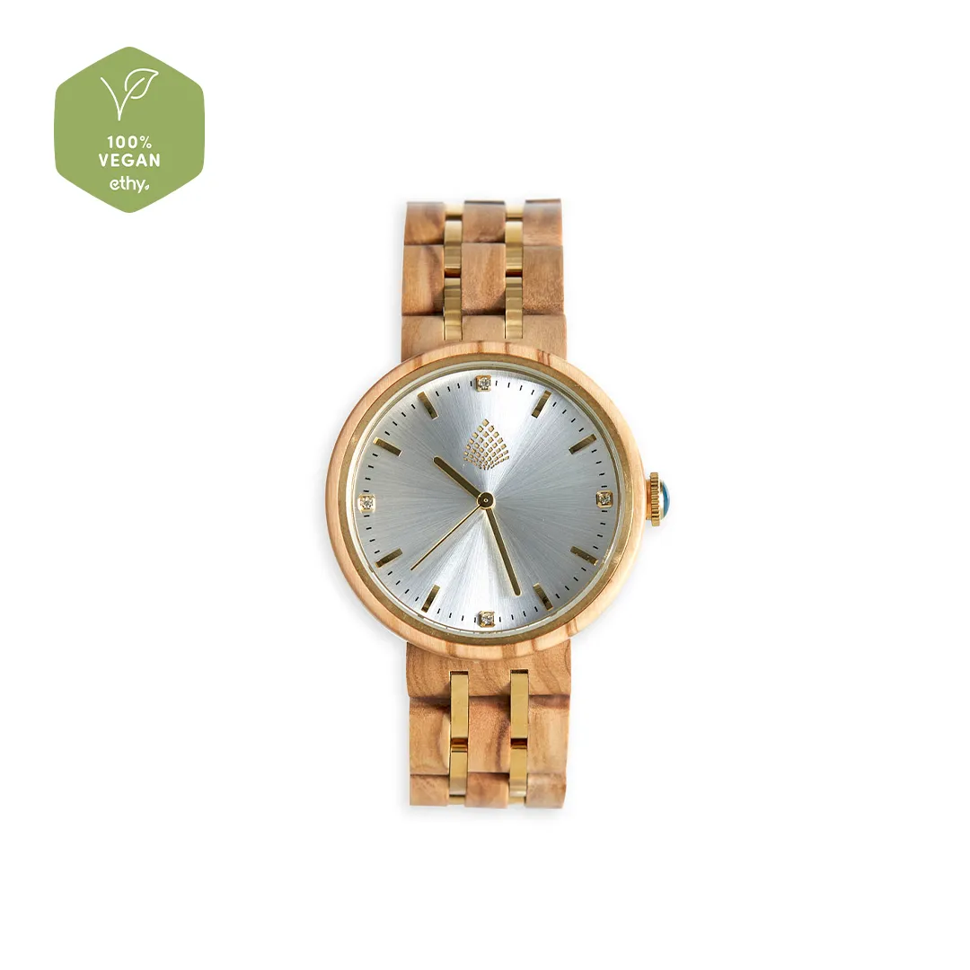 The Teak: Natural Wood Watch - Eco-Friendly, Handcrafted Timepiece